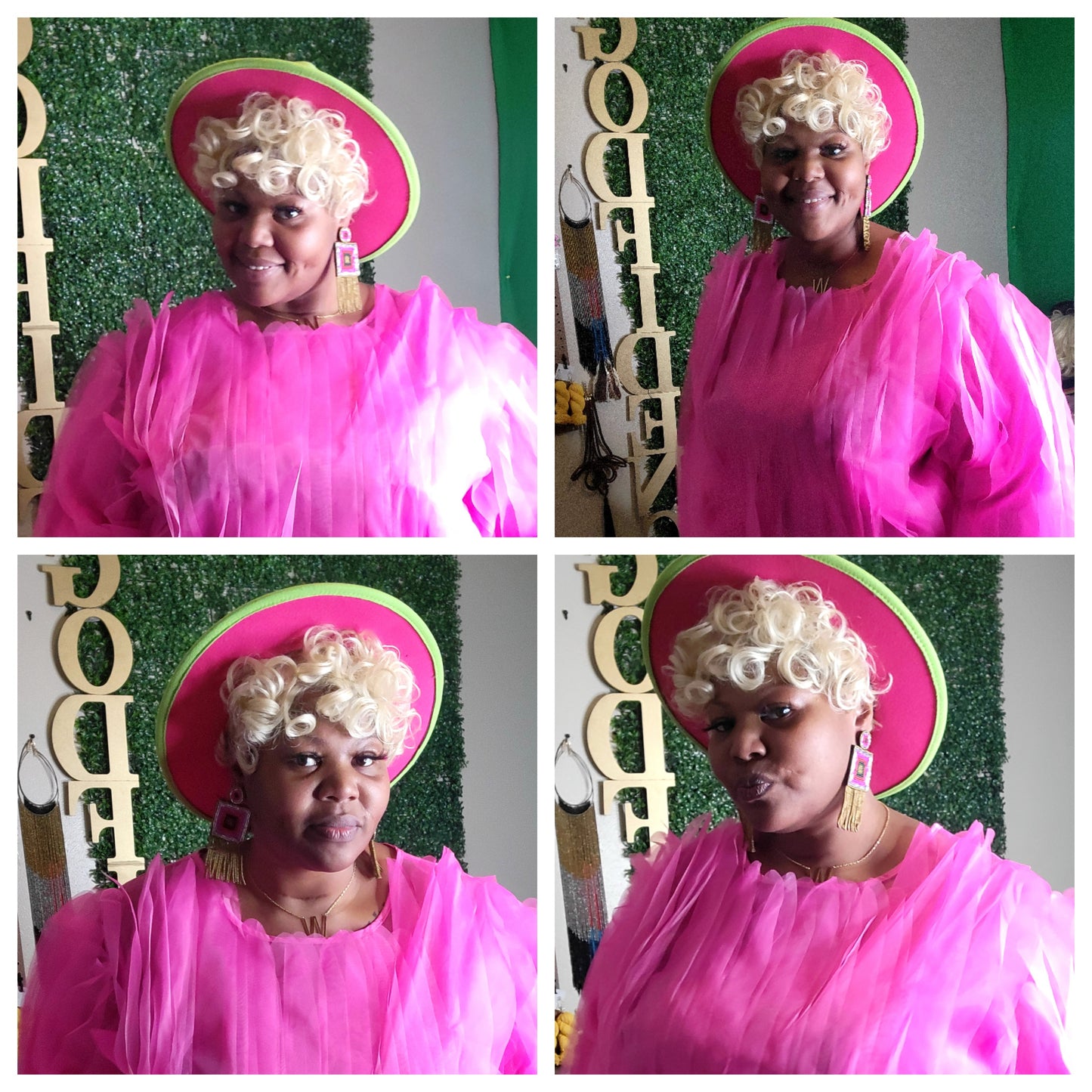 Rain Dance | Pink Multi-Colored Beaded Fringe Earrings