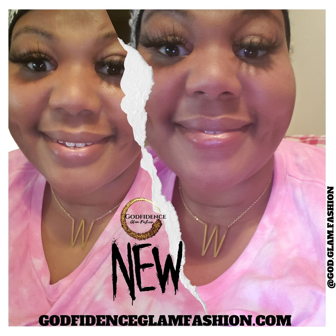 Say My Name Initial Necklaces