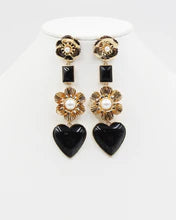 Real Love | Dazzling Pearl Gemstone Heart Dangles