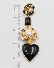 Real Love | Dazzling Pearl Gemstone Heart Dangles