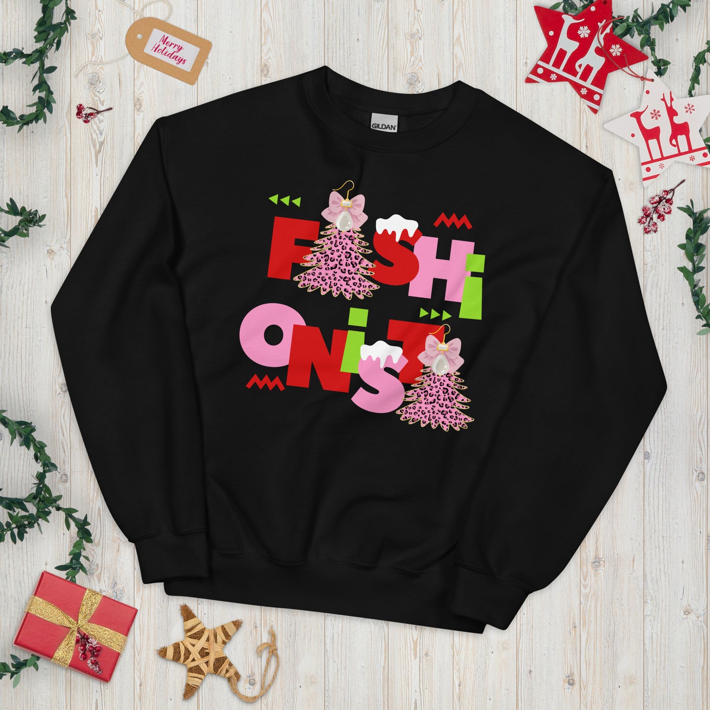 Glam Fashionista Holiday Sweatshirt