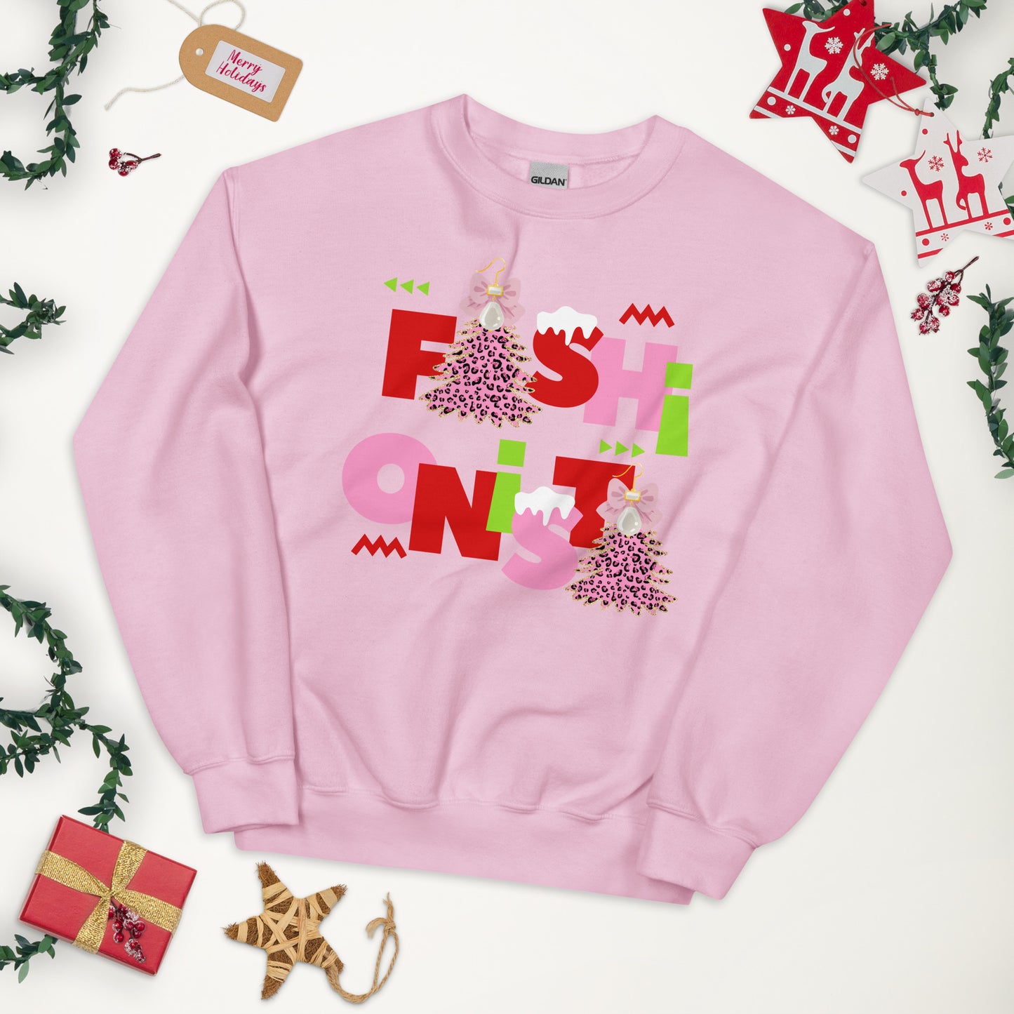 Glam Fashionista Holiday Sweatshirt