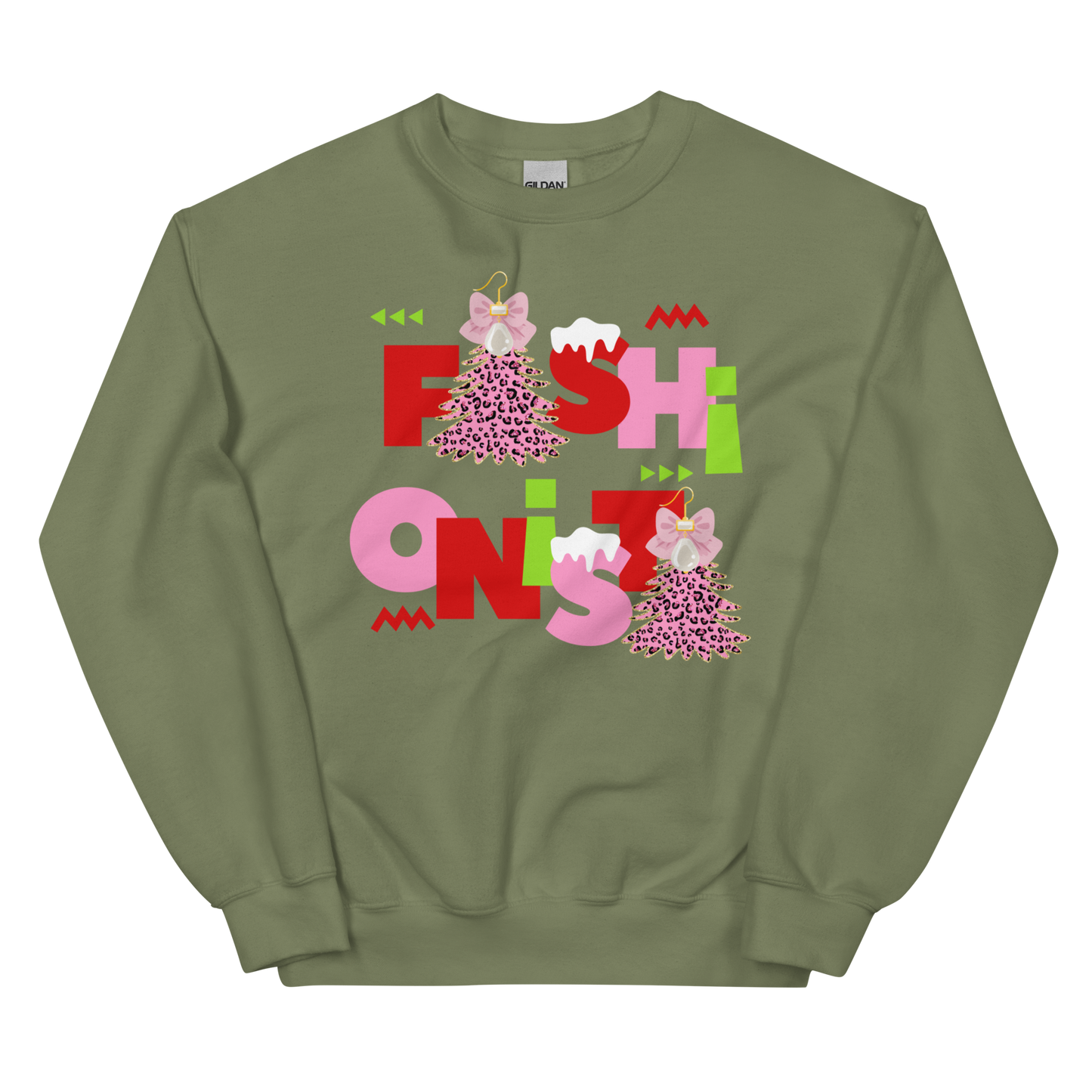 Glam Fashionista Holiday Sweatshirt