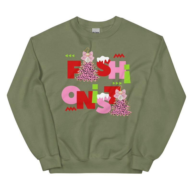 Glam Fashionista Holiday Sweatshirt