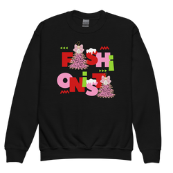 Holiday Glam Fashionista Youth  Sweatshirt