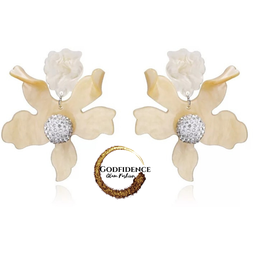 Blossom | Charming Flower Dangle Earring