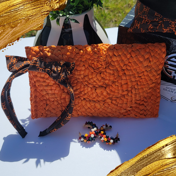 Orange you ready to Pop-Out?? | Luxury Printed Headband