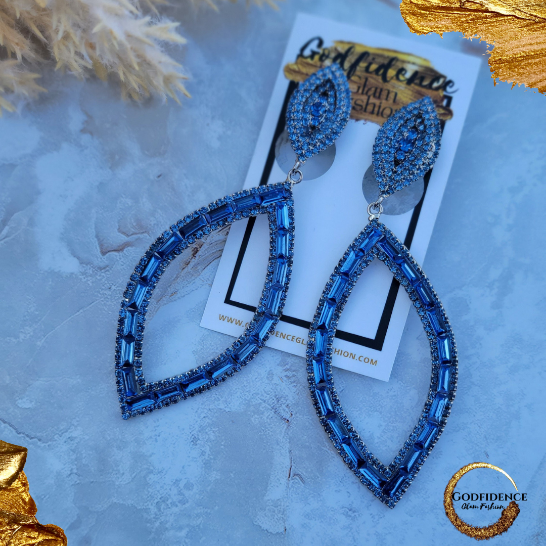 Baddie | Gorgeous Shimmering Oval Clip-on Earrings