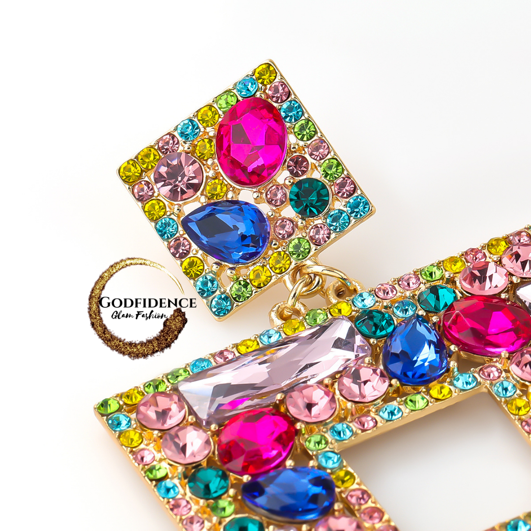 Met Gala Glam | Grand, Gorgeously Square-Shaped Earrings