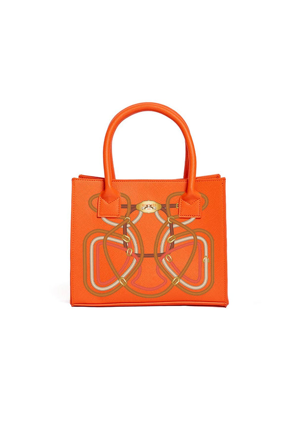 Glow Girl | MINI Designer TOTE - Hotmes Belts (Tangerine Orange)