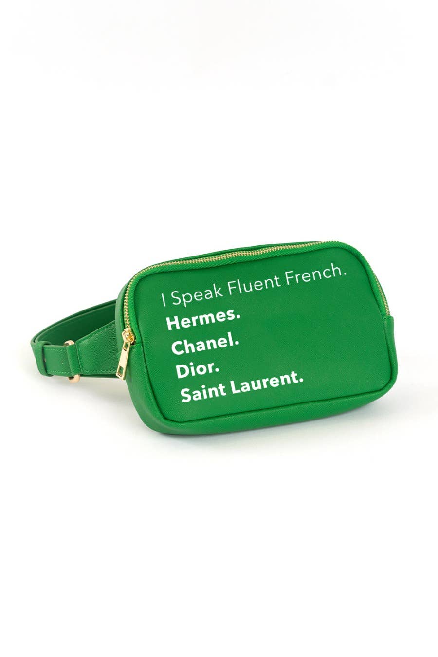 I Speak Fashion FANNY - Fluent French (Kiwi Green)