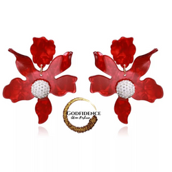 Blossom | Charming Flower Dangle Earring