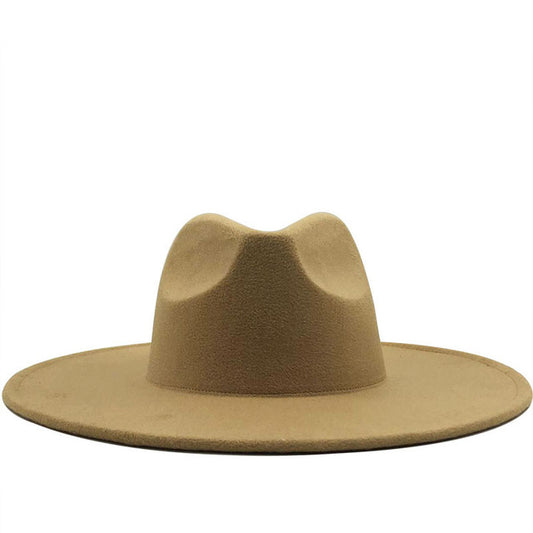 You Need Me! | Two-Tone Wide Brim Big Fedora Hat