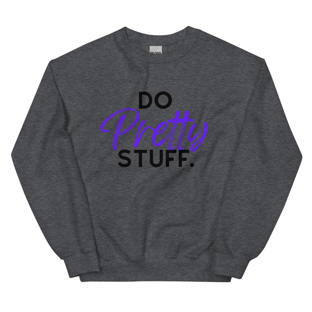 Pretty Stuff Sweatshirt - Purple