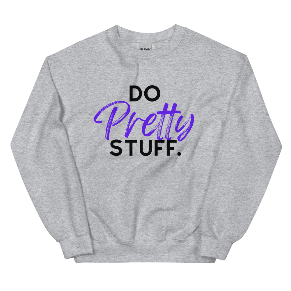 Pretty Stuff Sweatshirt - Purple