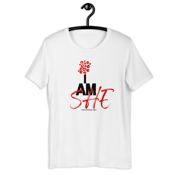 I AM She 2.0 | Red Print Short-Sleeve T-Shirt